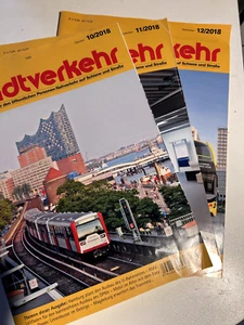 DER STADTVERKEHR Zeitschrift f.d. ÖPNV Jahrgang 2018 / 10-12 = 3 Hefte - Bild 1 von 1