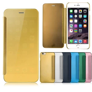 Smart Mirror Flip Case For iPhone 5 SE 6 Plus 5s Full Body Protection Cover - Imagen 1 de 7
