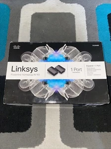 Linksys Cisco Powerline 400 Bridge 1-Port Network Adapter Kit PLEK400 - Open Box - Picture 1 of 4