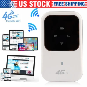 4G LTE LCD Portable Mobile Broadband Unlocked Wireless WiFi Router MiFi Hotspot - Picture 1 of 15