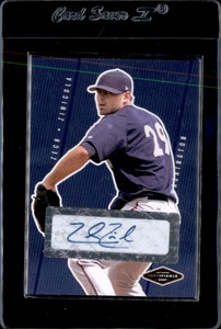 2007 Justifiable Autographs #50 Zech Zinicola Auto Rookie Card RC 