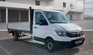 2019 VOLKSWAGEN CRAFTER TDI 140 PS 2.0 LTR CR35 DROPSIDE LWB WITH TAIL LIFT I - Picture 1 of 3