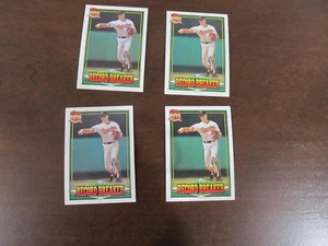 Four (4) 1991 Topps 40 Jahre Baseball Record Breaker Cal Ripken Jr. #5 - Bild 1 von 1
