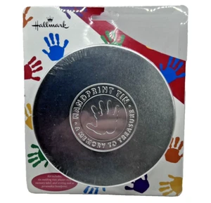 Hallmark Handprint Footprint Tin A Memory To Treasure Plaster Kit Baby Keepsake - Picture 1 of 4