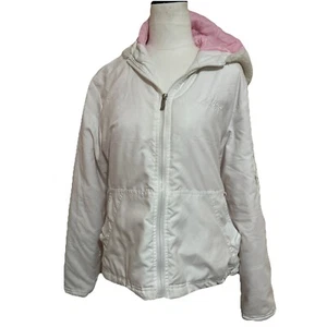 Y2K Vintage BUBBLE GUM Girls Sz M Quilted Padding Inside Hoodie Jacket Zip VGC - Picture 1 of 11