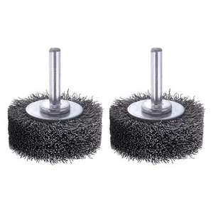 2 Pack 2 Inch Wire Wheel Brush for Drill Attachment - Heavy Duty Carbon Steel... - Picture 1 of 7