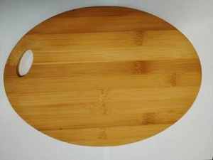 OVAL Bamboo Serving Board 32cm X 23CM - Picture 1 of 5