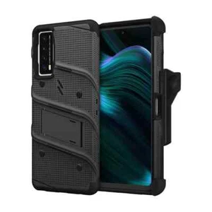 Étui ZIZO BOLT Series TCL Stylus 5G avec verre trempé - Noir - Photo 1 sur 5