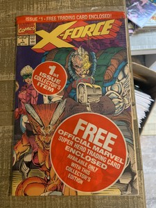 X-FORCE #1 Sealed Deadpool Rookie Card Marvel Comic