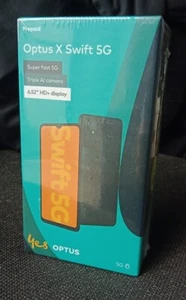 Save $30 on Optus X Swift 5G Face unlock NFC 64GB 4GB Headphones ZTE A71 NIB - Picture 1 of 4