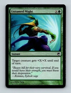 Untamed Might FOIL Scars of Mirrodin NM Green Common MAGIC MTG CARD F/S - Picture 1 of 2