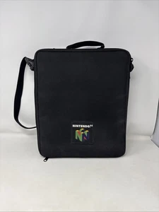 1997 Official OEM Nintendo 64 N64 Padded Carry Case Messenger Bag w/ Strap - Picture 1 of 7
