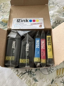 EZ Ink Pro Ink Cartridges 252XL Open Box Sealed Packages Expiry 28/08/2025 - Picture 1 of 3