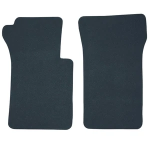 Unfinished Floor Mats for 1963-1967 C2 Corvette Dark Blue Deluxe Cut Pile Carpet - Picture 1 of 1