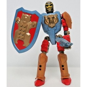 Lego Knights Kingdom 8794 Sir Santis Knight of the Bear 2006 Missing Helmet GUC