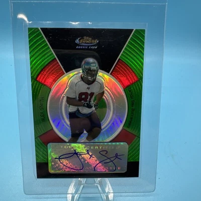 2005 Topps Finest Green Refractor 002/199 Alex Smith Rookie Auto RC - Image 1 of 4