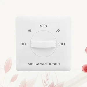 Thermal Control Fan Coil Three-speed Controller Air Conditioning - Afbeelding 1 van 12
