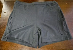 New with Tags, Ladies Grey/Blue Shorts by Nike, Size 14/16, Elasticated Waist - Picture 1 of 9