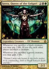 Savra, Queen of the Golgari - Ravnica - LP, English MTG Magic FLAT RATE SHIP