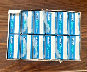 Oral-B Superfloss Premium Dental Floss - Full Case (12 packs of 50pcs) - Picture 1 of 8