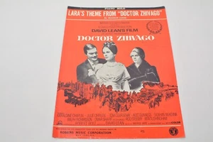 Laras Theme From Doctor Zhivago By Maurice Jarre 1965 Sheet Music - Picture 1 of 5