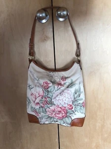 RALPH LAUREN COLLECTION Floral Flower Print Hobo Schultertasche Handtasche - Bild 1 von 11