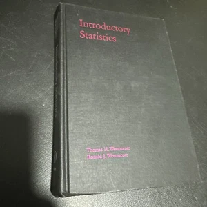 Introductory Statistics 📚HC Thomas and Ronald Wonnacott Wiley 1st Edition 💫VG - Picture 1 of 10