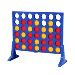 Connect Four In A Row 4 In A Line Board Game Kids Educational Toy Family - Picture 1 of 6