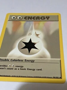 Pokémon TCG Double Colourless Energy Base Set 96/102 Regular Unlimited Common - Picture 1 of 2