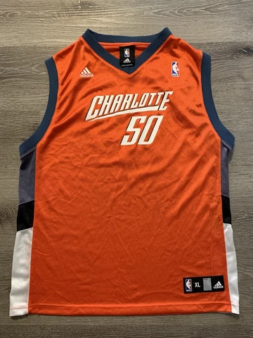 Adidas Charlotte Bobcats Emeka Okafor NBA Jersey Youth XL 18-20 Orange #50 Cover