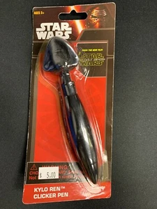 Star Wars Disney Kylo Ren Clicker Pen NIB - Picture 1 of 4