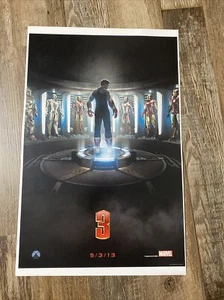 Iron Man 3 2013 Movie Promo Poster Marvel 11x17 - Picture 1 of 7