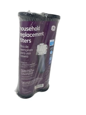 2 Pack GE Appliance Water Filter Type G for GXWH04F or GXWH20S (B165) - Image 1 of 3