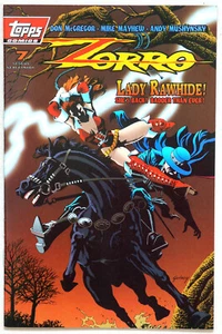 Zorro #7 Gulacy Cover - Topps Comics - Don McGregor - Mike Mayhew - Picture 1 of 2