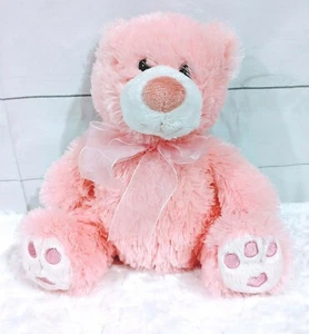 Oso de Peluche Caltoy 10" Rosa Recién Nacido Guardería Regalo Super Suave Peluche San Valentín Lovey - Imagen 1 de 4