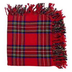 Royal Stewart Fly Plaid - Tartán clásico 48" x 48" ropa formal escocesa - Imagen 1 de 2