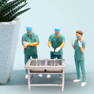 Simulation Doctor Miniatures 1/87 Résine Ornement Outil Chariot Petite Statue - Imagen 1 de 12