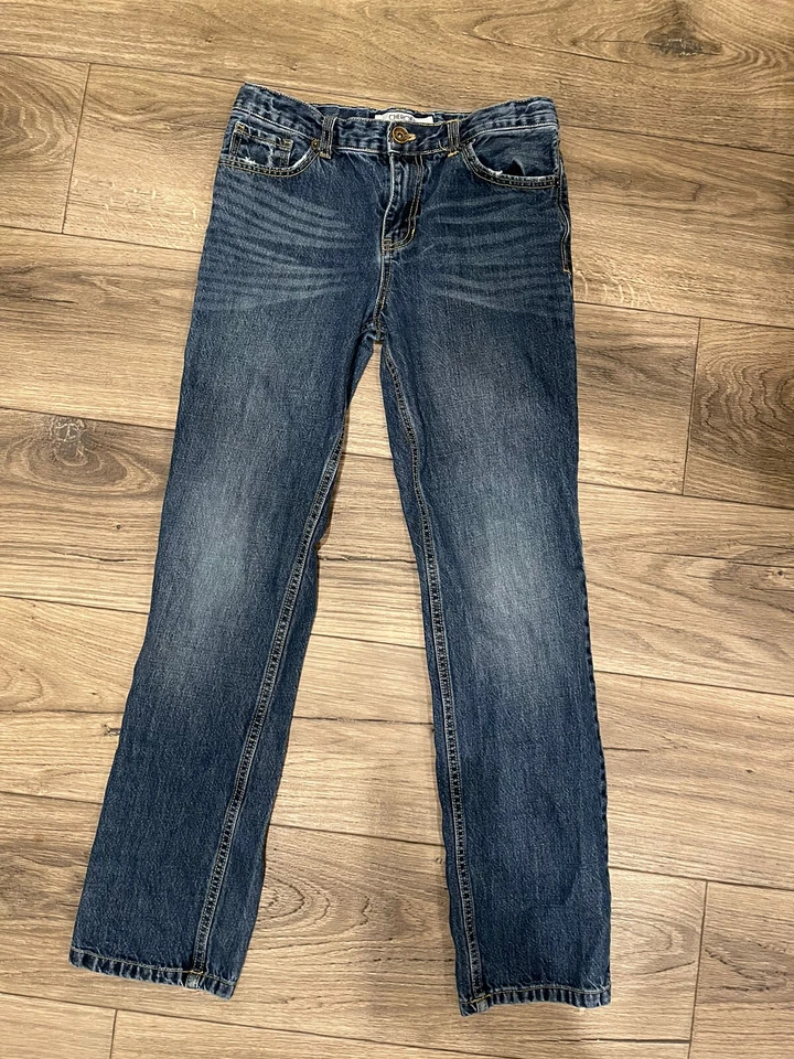 Jeans Cherokee Niños Calce Ajustado Azul Talla 16 100% Algodón 30x30 Denim Oscuro 1814 Foto 1 de 4