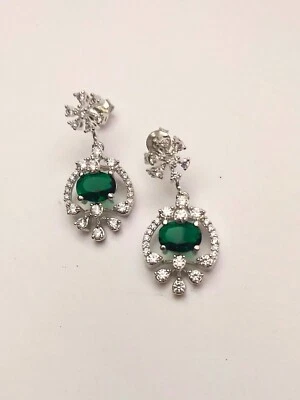 Handcrafted 925 pure Sterling Silver Luxe Earrings for women party/occasional - Image 1 of 2