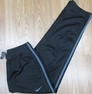 NIKE ATHLETIC PANTS POLYESTER GRAY & BLACK Sz SMALL, S - Picture 1 of 6