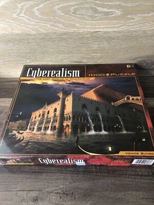 Cyberealism The Lost Worlds of Chayan Khoi Venice Sunset 1000 Pc Jigsaw Puzzle - Image 1 of 3
