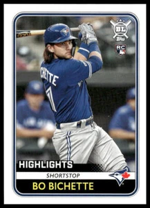 2020 Topps Big League #292 Bo Bichette Toronto Blue Jays Baseball - Picture 1 of 2