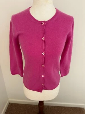 Matilde Exclusive For Madison Womens Pink Cashmere Cardigan Sweater Size 42 - Image 1 of 4