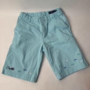 Vineyard Vines Boys Shark Design Shorts Size 14 - Picture 1 of 5