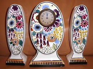 !!!!! ART DECO CARSTENS SPRITZDEKOR UHR KERAMIK !!!!! - Bild 1 von 4