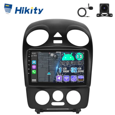 Apple Carplay Android13 Autoradio GPS Navi WiFi FM RDS Kamera Für VW New Beetle - Bild 1 von 4