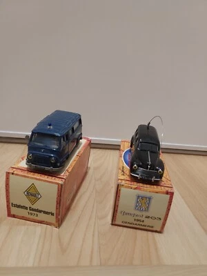 voitures miniatures 1/43em marque norev  véhicules de gendarmerie - Photo 1/4
