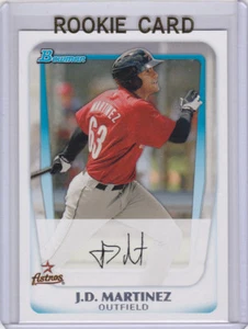 J.D. Martinez Rookie Card 2001 Bowman Houston ASTROS MLB Baseball RC - Bild 1 von 2