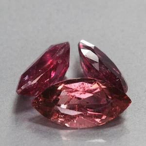 Video 5.11cts Brazil Natural Tourmaline Vivid Purple Pink Hue 3 Pcs GM1531 - Picture 1 of 2