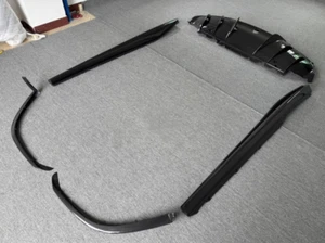 Carbon Fibre For Ferrari 296 Bumper Lip Spoiler Splitter Body Kit /Side Skirt - Picture 1 of 16